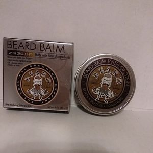 Beard Guyz Beard Balm w/ Grotein Natural Ingredients Moisturize Soften 3 oz.
